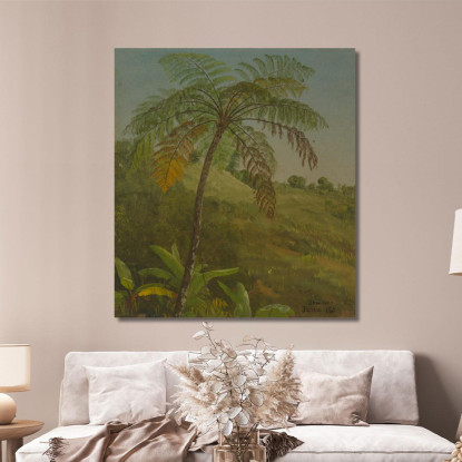 Palma Giamaica Frederic Edwin Church fec66 quadro stampato su tela