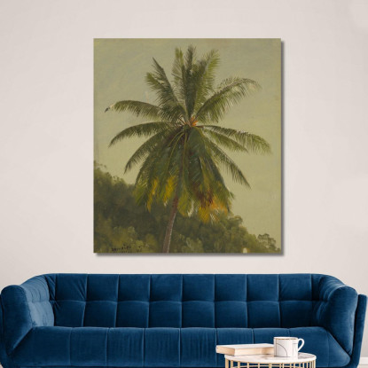 Palme Indie Occidentali Frederic Edwin Church fec68 quadro stampato su tela