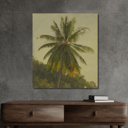 Palme Indie Occidentali Frederic Edwin Church fec68 quadro stampato su tela
