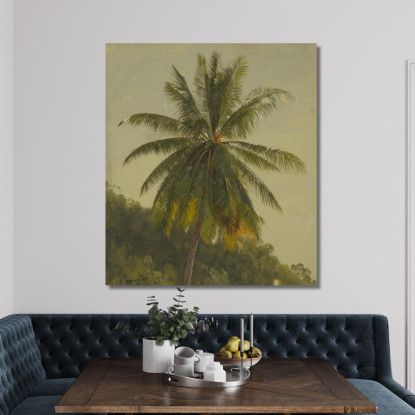 Palme Indie Occidentali Frederic Edwin Church fec68 quadro stampato su tela