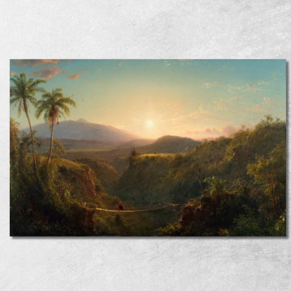 Pichincha Frederic Edwin Church fec69 quadro stampato su tela