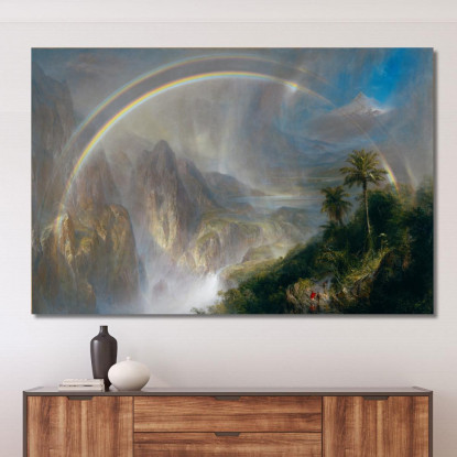 Stagione Delle Piogge Ai Tropici Frederic Edwin Church fec70 quadro stampato su tela