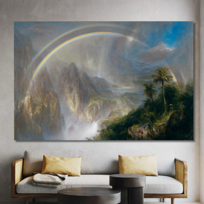 Stagione Delle Piogge Ai Tropici Frederic Edwin Church fec70 quadro stampato su tela