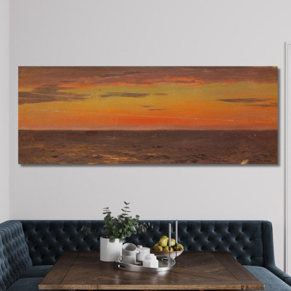 Paesaggio Marino Frederic Edwin Church fec74 quadro stampato su tela