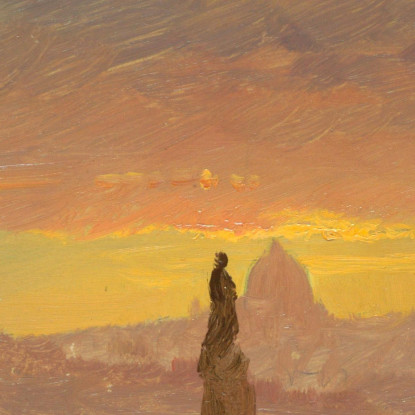 San Pietro Roma Frederic Edwin Church fec77 quadro stampato su tela