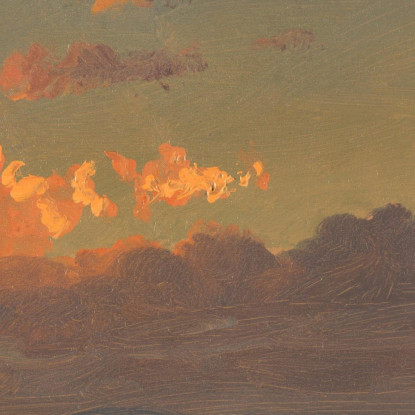 Tramonto 2 Frederic Edwin Church fec81 quadro stampato su tela
