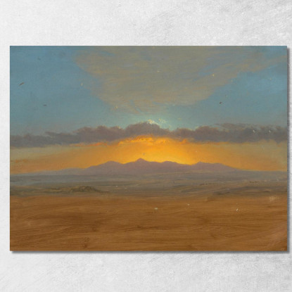 Tramonto 3 Frederic Edwin Church fec82 quadro stampato su tela