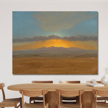 Tramonto 3 Frederic Edwin Church fec82 quadro stampato su tela