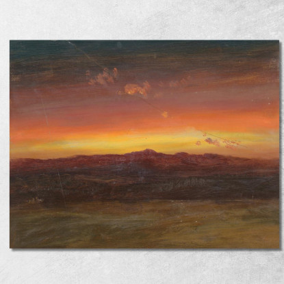 Tramonto 5 Frederic Edwin Church fec83 quadro stampato su tela