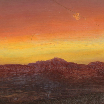 Tramonto 5 Frederic Edwin Church fec83 quadro stampato su tela