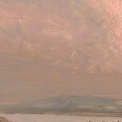 Tramonto Sulla Valle Dell'Hudson Frederic Edwin Church fec87 quadro stampato su tela