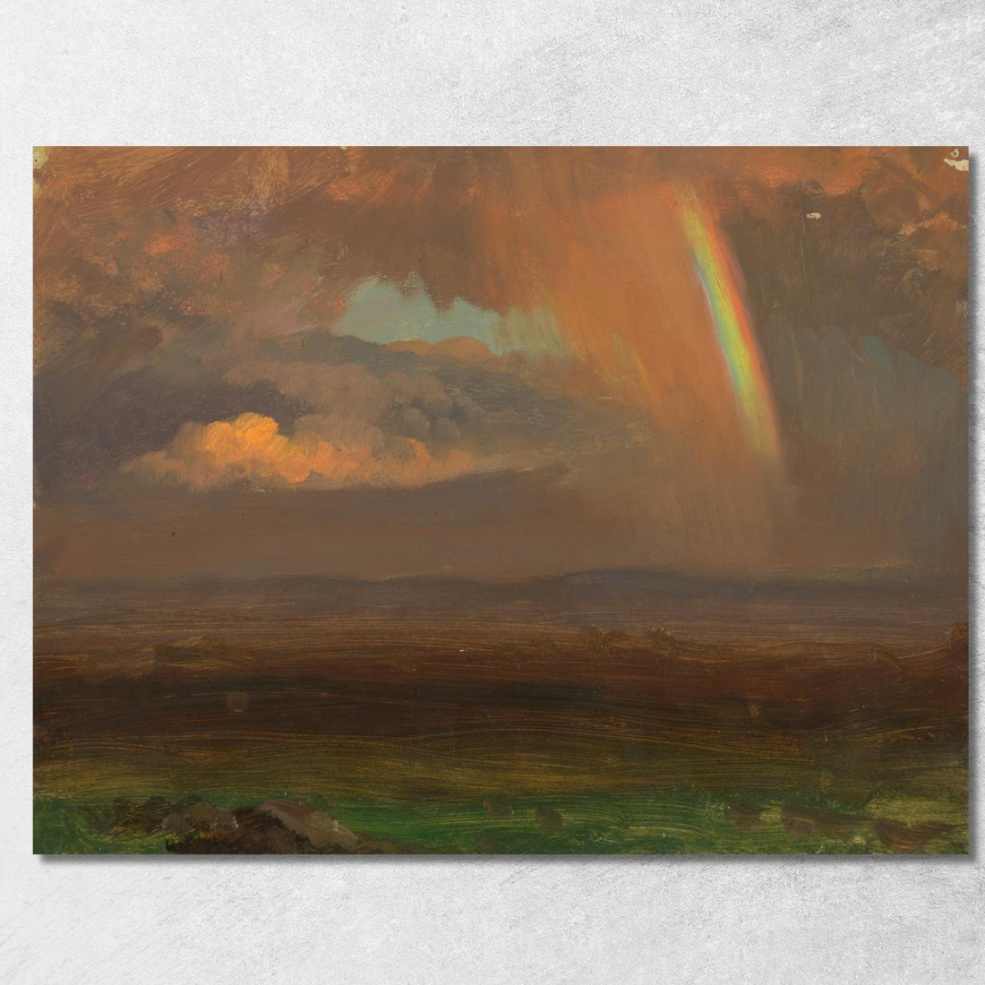 Tramonto Su Ampio Paesaggio Frederic Edwin Church fec92 quadro stampato su tela