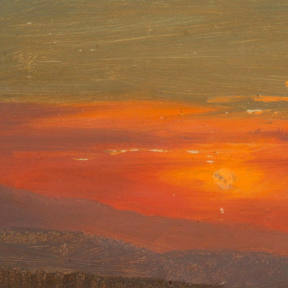 Tramonto Sui Monti Catskill 2 Frederic Edwin Church fec93 quadro stampato su tela
