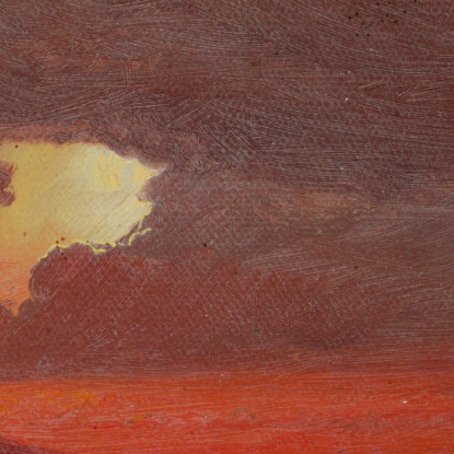 Tramonto A Hudson New York 2 Frederic Edwin Church fec95 quadro stampato su tela