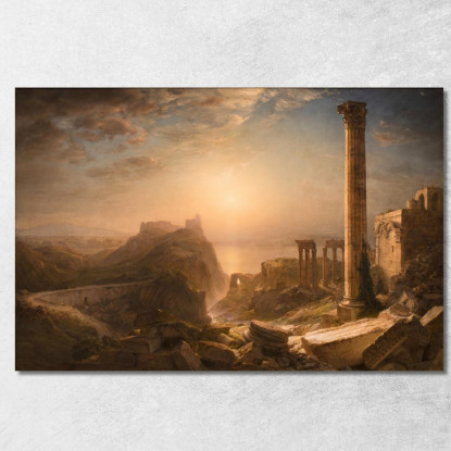 La Siria Sul Mare Frederic Edwin Church fec97 quadro stampato su tela