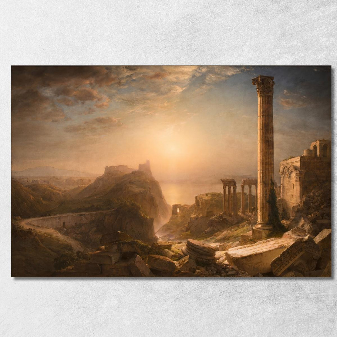 La Siria Sul Mare Frederic Edwin Church fec97 quadro stampato su tela