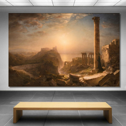 La Siria Sul Mare Frederic Edwin Church fec97 quadro stampato su tela