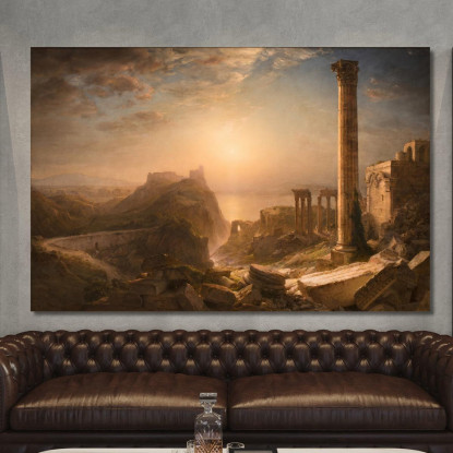 La Siria Sul Mare Frederic Edwin Church fec97 quadro stampato su tela