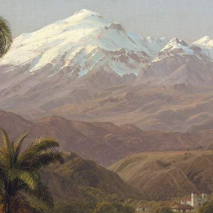 Palme Di Tamaca Frederic Edwin Church fec98 quadro stampato su tela