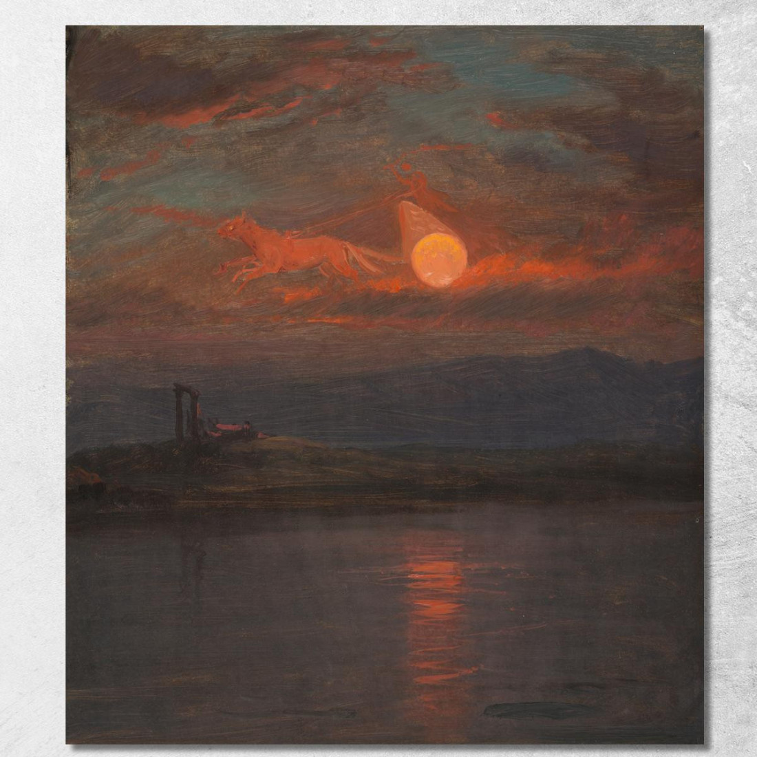Il Carro Del Sole (Fantasia) Frederic Edwin Church fec101 quadro stampato su tela