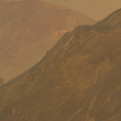 Il Goell Vicino A Berchtesgaden Frederic Edwin Church fec103 quadro stampato su tela