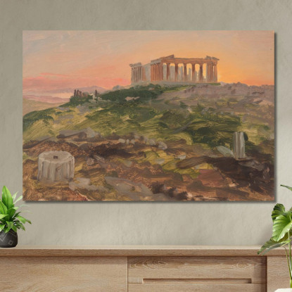 Il Partenone Da Sud-Est Frederic Edwin Church fec106 quadro stampato su tela
