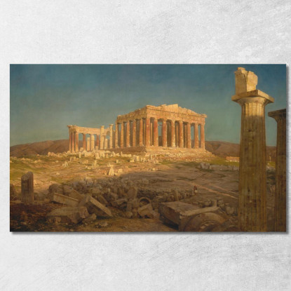 Il Partenone Frederic Edwin Church fec107 quadro stampato su tela