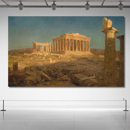 Il Partenone Frederic Edwin Church fec107 quadro stampato su tela