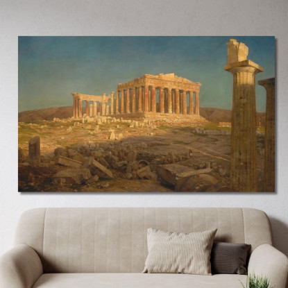 Il Partenone Frederic Edwin Church fec107 quadro stampato su tela