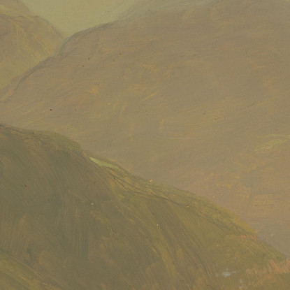 Il Watzmann E Il Goell Vicino A Berchtesgaden Frederic Edwin Church fec108 quadro stampato su tela