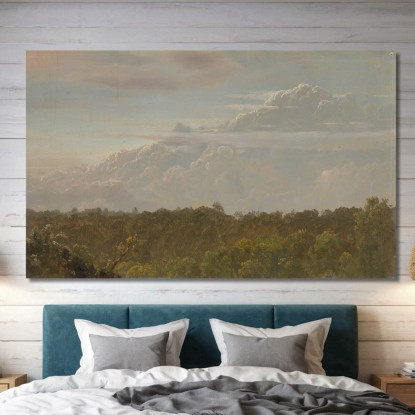 Nubi Temporalesche Giamaica Frederic Edwin Church fec109 quadro stampato su tela