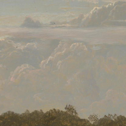 Nubi Temporalesche Giamaica Frederic Edwin Church fec109 quadro stampato su tela