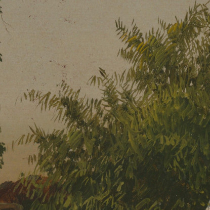 Alberi In Giamaica Indie Occidentali Frederic Edwin Church fec112 quadro stampato su tela