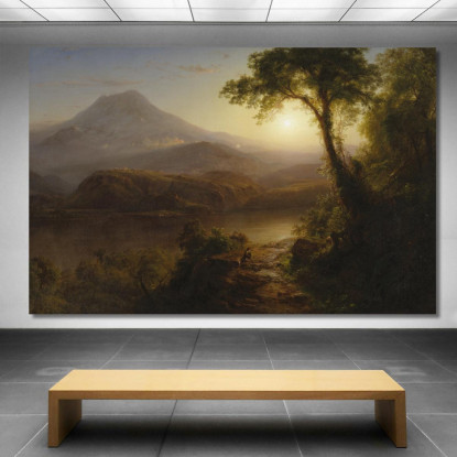 Scenari Tropicali Frederic Edwin Church fec114 quadro stampato su tela