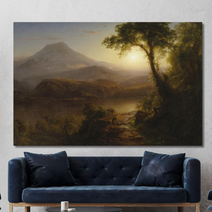 Scenari Tropicali Frederic Edwin Church fec114 quadro stampato su tela
