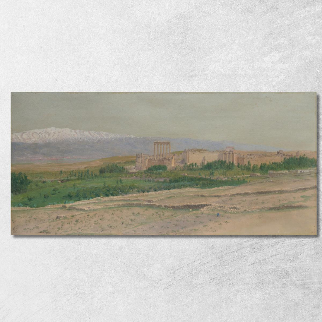 Veduta Di Baalbek Frederic Edwin Church fec118 quadro stampato su tela