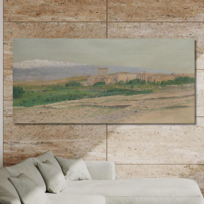 Veduta Di Baalbek Frederic Edwin Church fec118 quadro stampato su tela