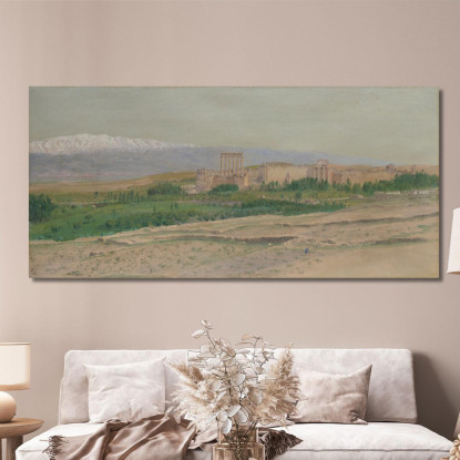 Veduta Di Baalbek Frederic Edwin Church fec118 quadro stampato su tela