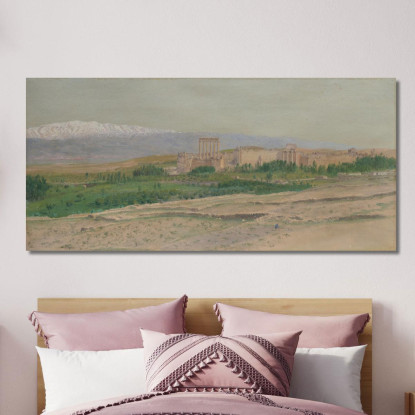 Veduta Di Baalbek Frederic Edwin Church fec118 quadro stampato su tela
