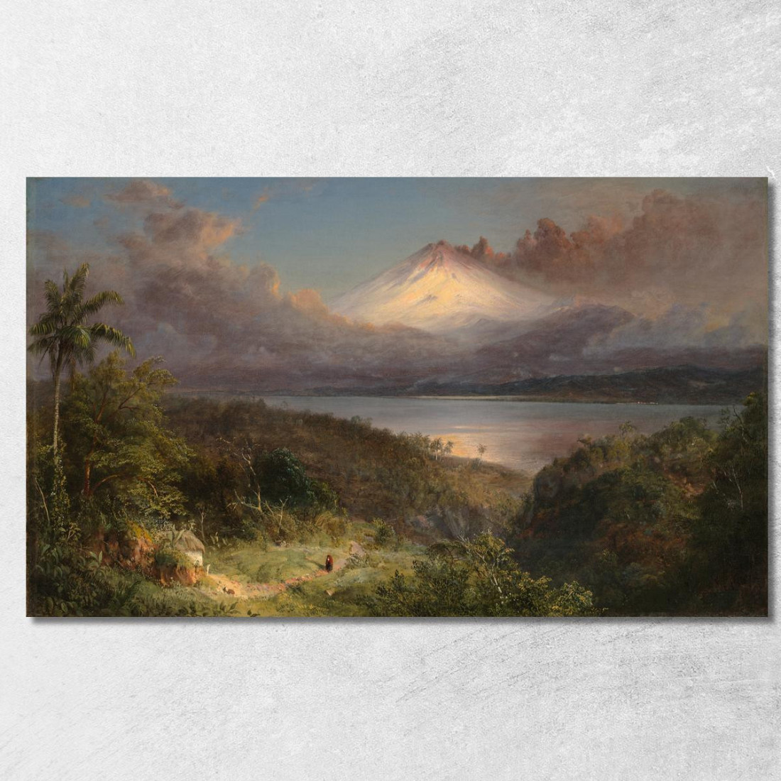 Veduta Di Cotopaxi Frederic Edwin Church fec122 quadro stampato su tela