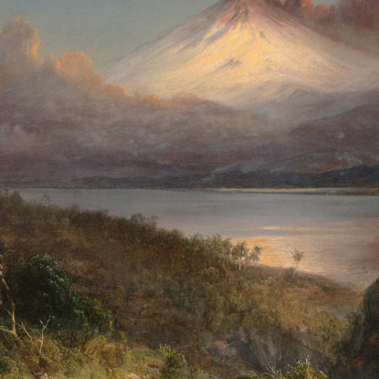 Veduta Di Cotopaxi Frederic Edwin Church fec122 quadro stampato su tela