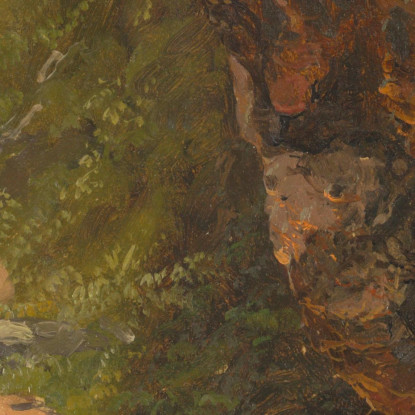 Sentiero Nel Bosco Giamaica Frederic Edwin Church fec125 quadro stampato su tela