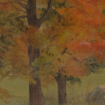 Bosco In Autunno Frederic Edwin Church fec126 quadro stampato su tela