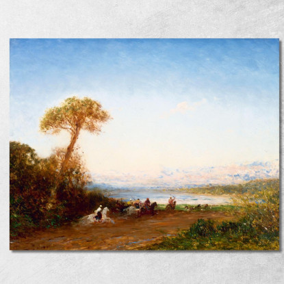 Beirut Ritorno Dalla Fantasia Félix Ziem fzm9 quadro stampato su tela