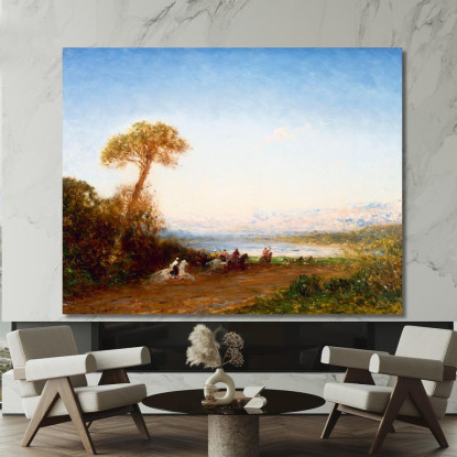 Beirut Ritorno Dalla Fantasia Félix Ziem fzm9 quadro stampato su tela