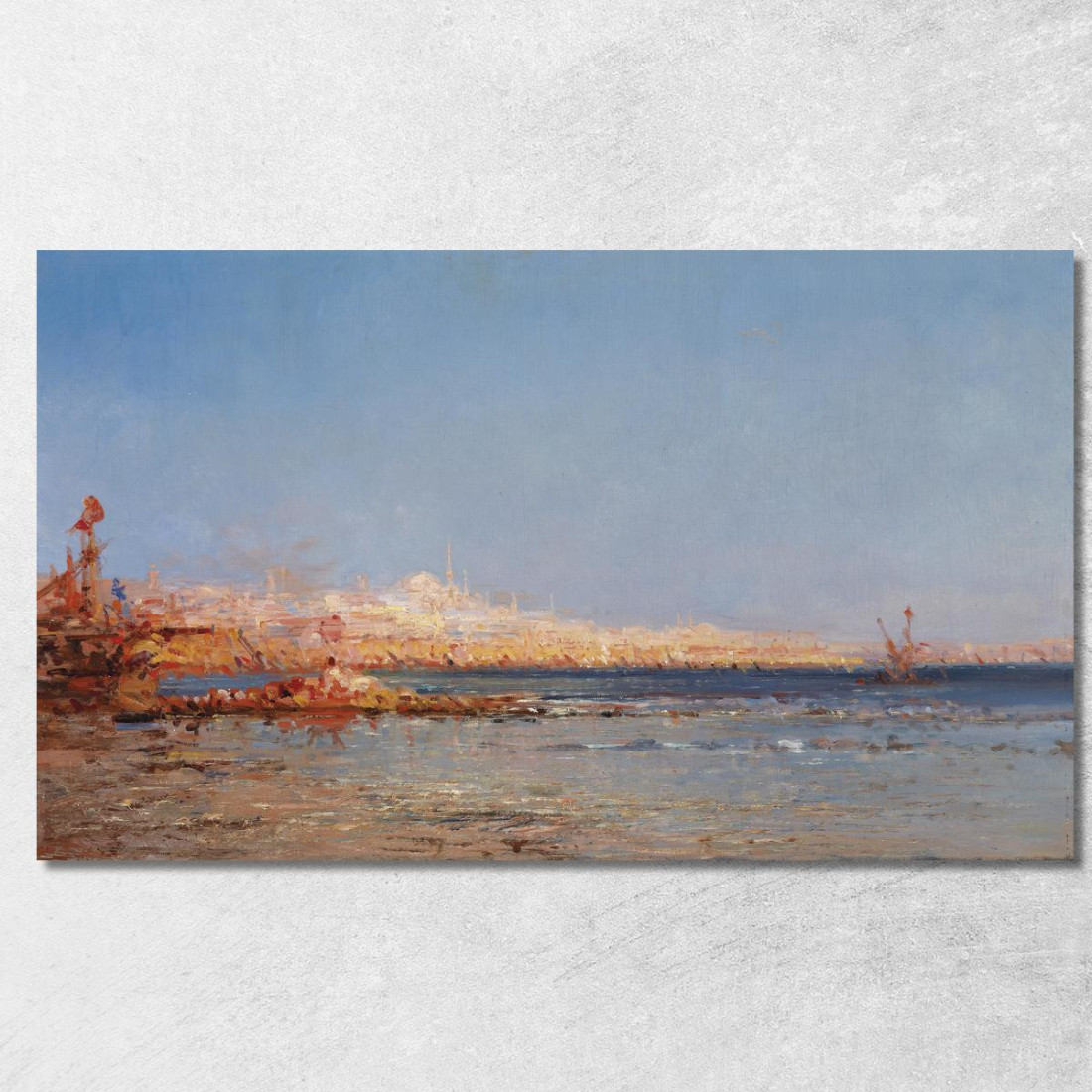 Vista Su Costantinopoli Félix Ziem fzm10 quadro stampato su tela