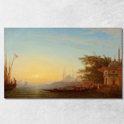 Caicchi Di Fronte A Santa Sofia Félix Ziem fzm11 quadro stampato su tela