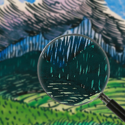 Composizione Del Marciapiede E Del Prato Viii Karl Wiener kwn259 quadro stampato su tela