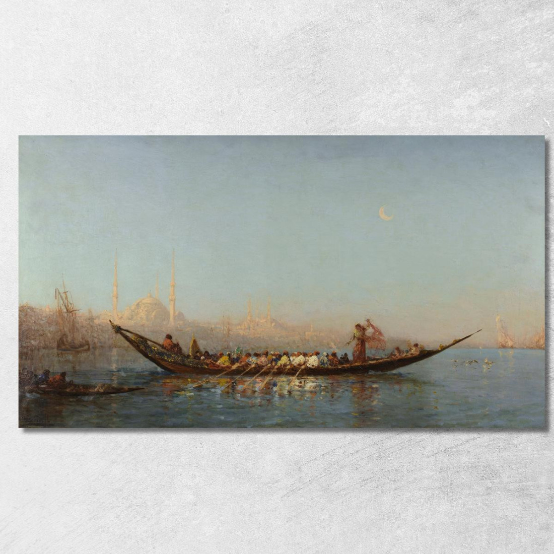 Costantinopoli Il Caicco Della Sultana Félix Ziem fzm19 quadro stampato su tela