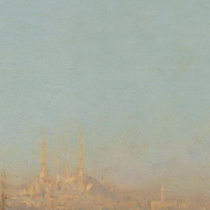 Costantinopoli Il Caicco Della Sultana Félix Ziem fzm19 quadro stampato su tela